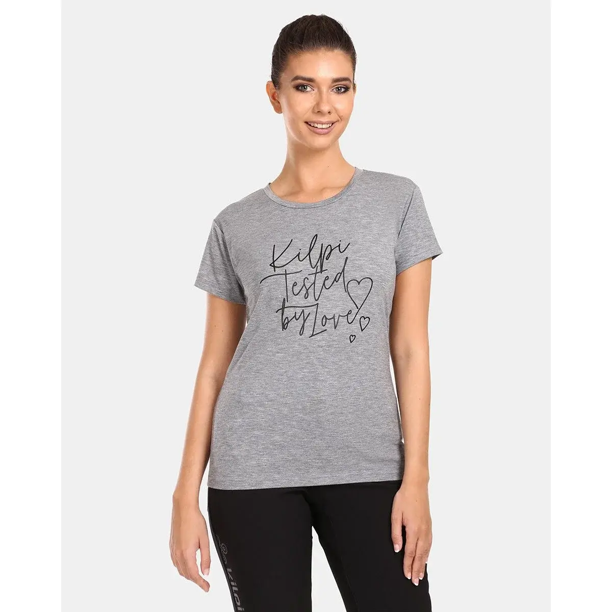 Kilpi Dames functioneel shirt Kilpi Moare-W lichtgrijs