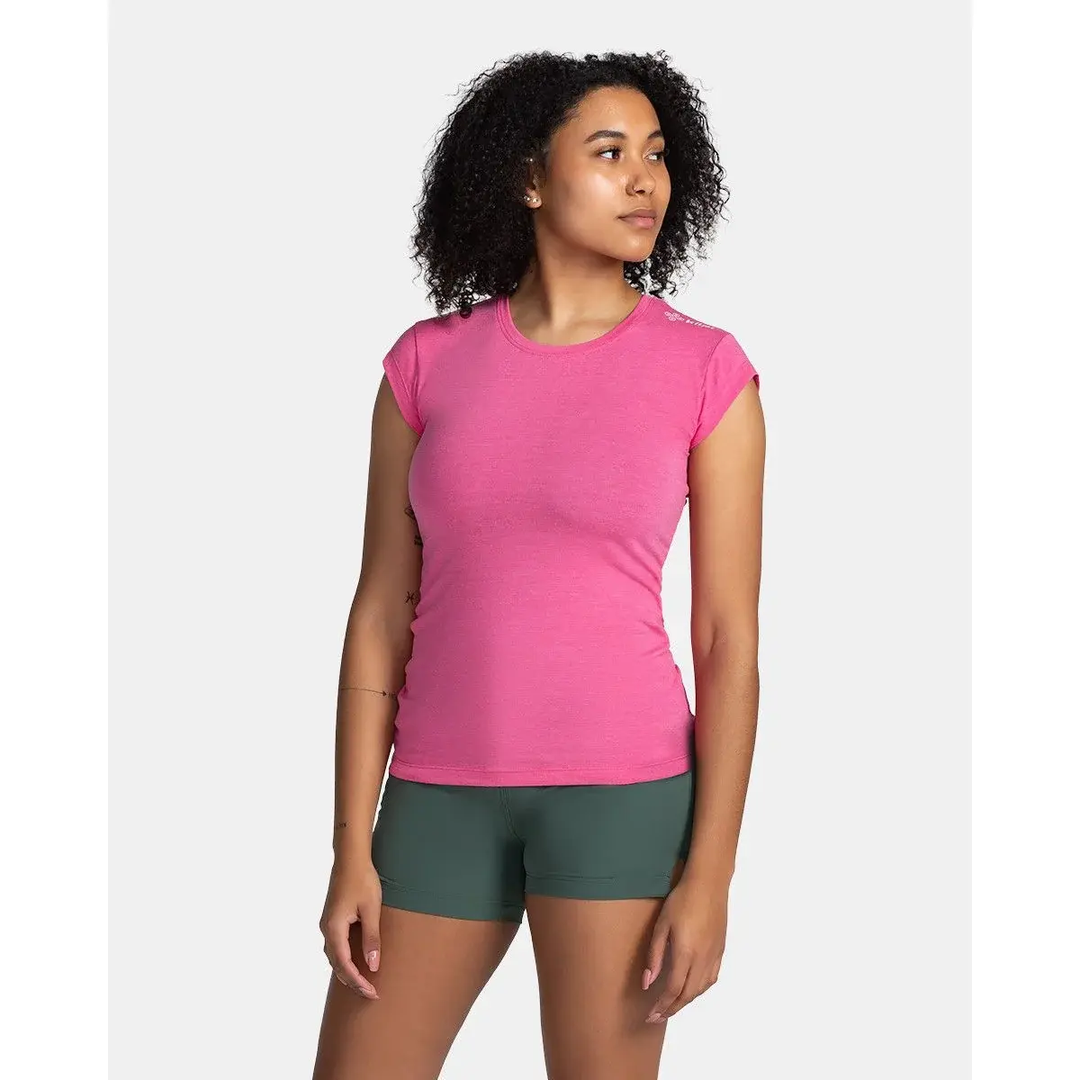 Dames katoenen shirt Kilpi Promo-W roze