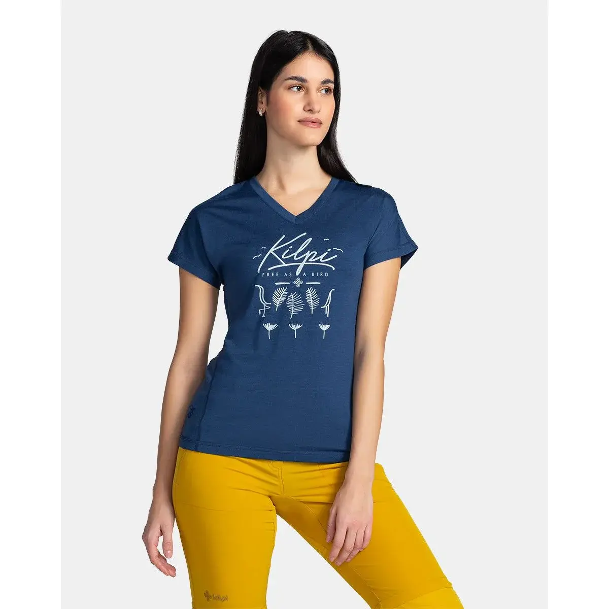 Kilpi Dames merinoshirt Kilpi Merin-W donkerblauw