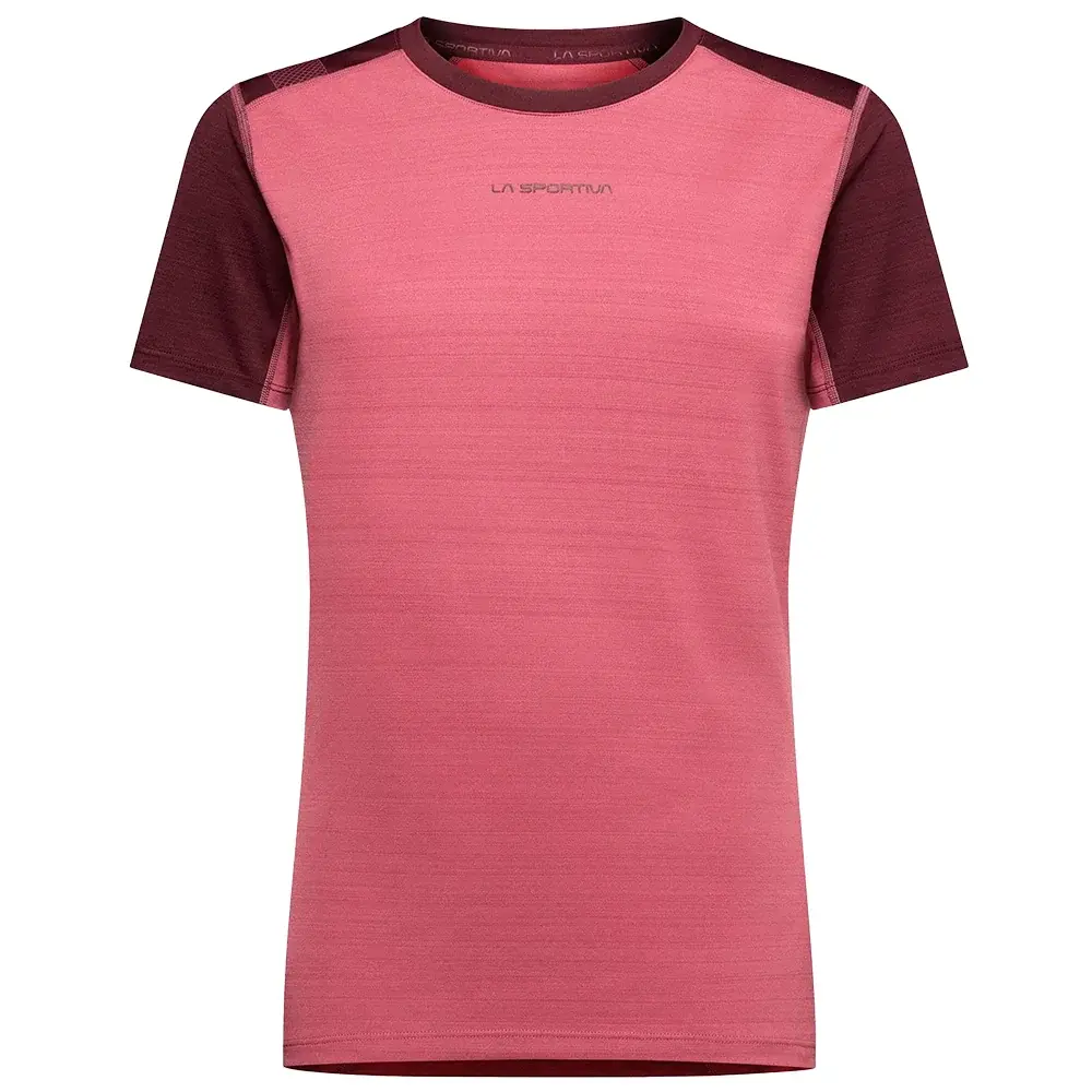 Damesshirt La Sportiva Sunfire Women rosebay/redwood
