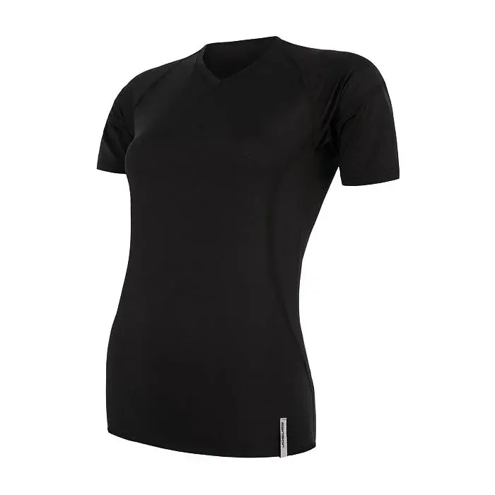 Sensor Dames functioneel shirt met korte mouwen Sensor Coolmax Tech zwart