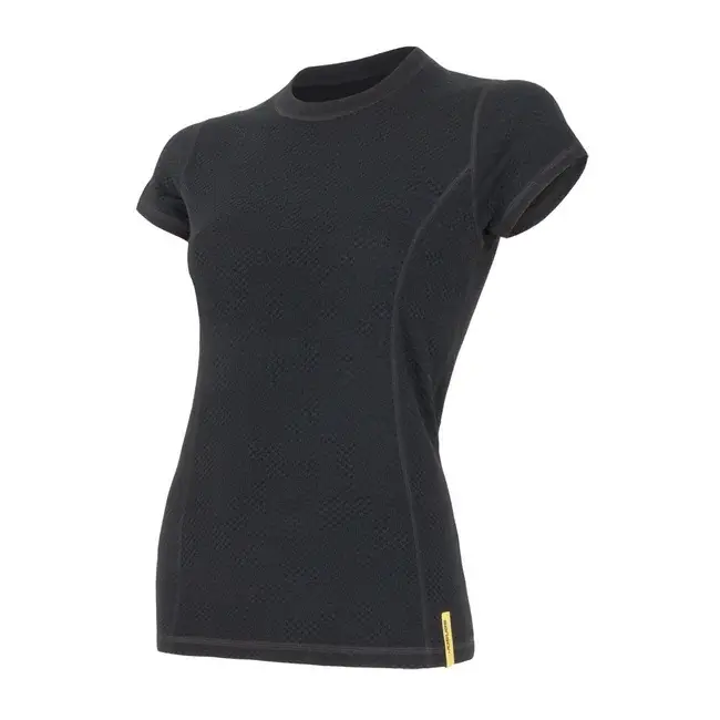 Sensor Damesshirt Sensor Merino DF zwart
