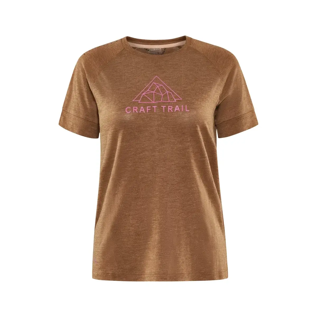 Damesshirt CRAFT ADV Trail Wool SS bruin