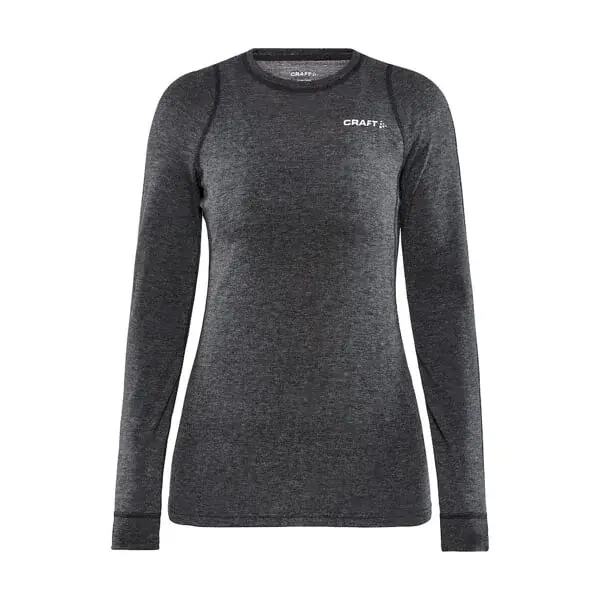 Craft Dames functioneel shirt Craft Core W Wool Merino LS zwart