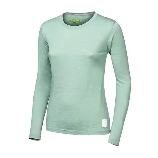 Sensor Dames shirt met lange mouwen Sensor MERINO CORDURA basil green