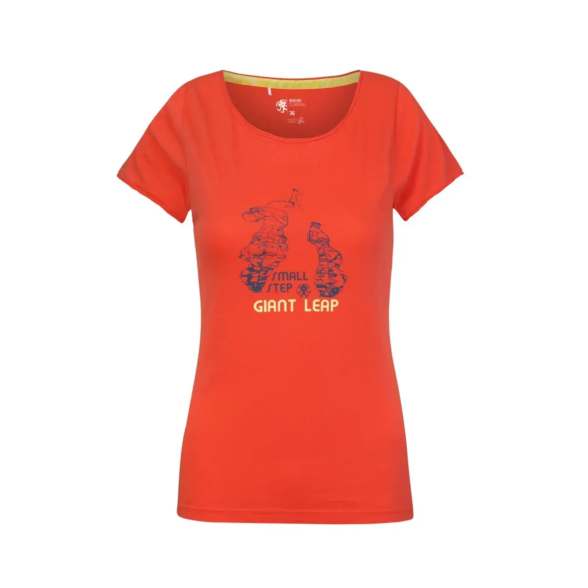 Damesshirt Rafiki Jay hot coral