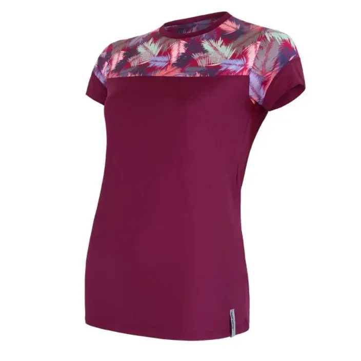 Sensor Dames shirt met korte mouwen Sensor Coolmax Impress lilla/feather