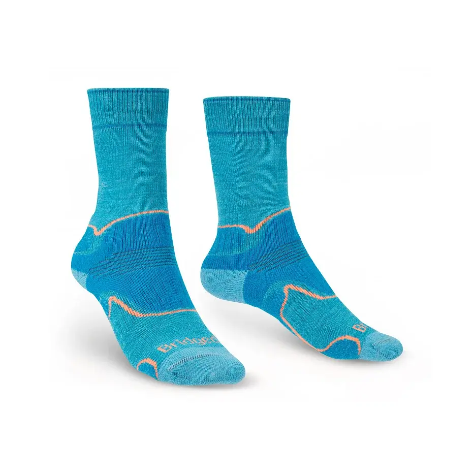 Dames wandelsokken Bridgedale Hike MW MP Women's turquoise