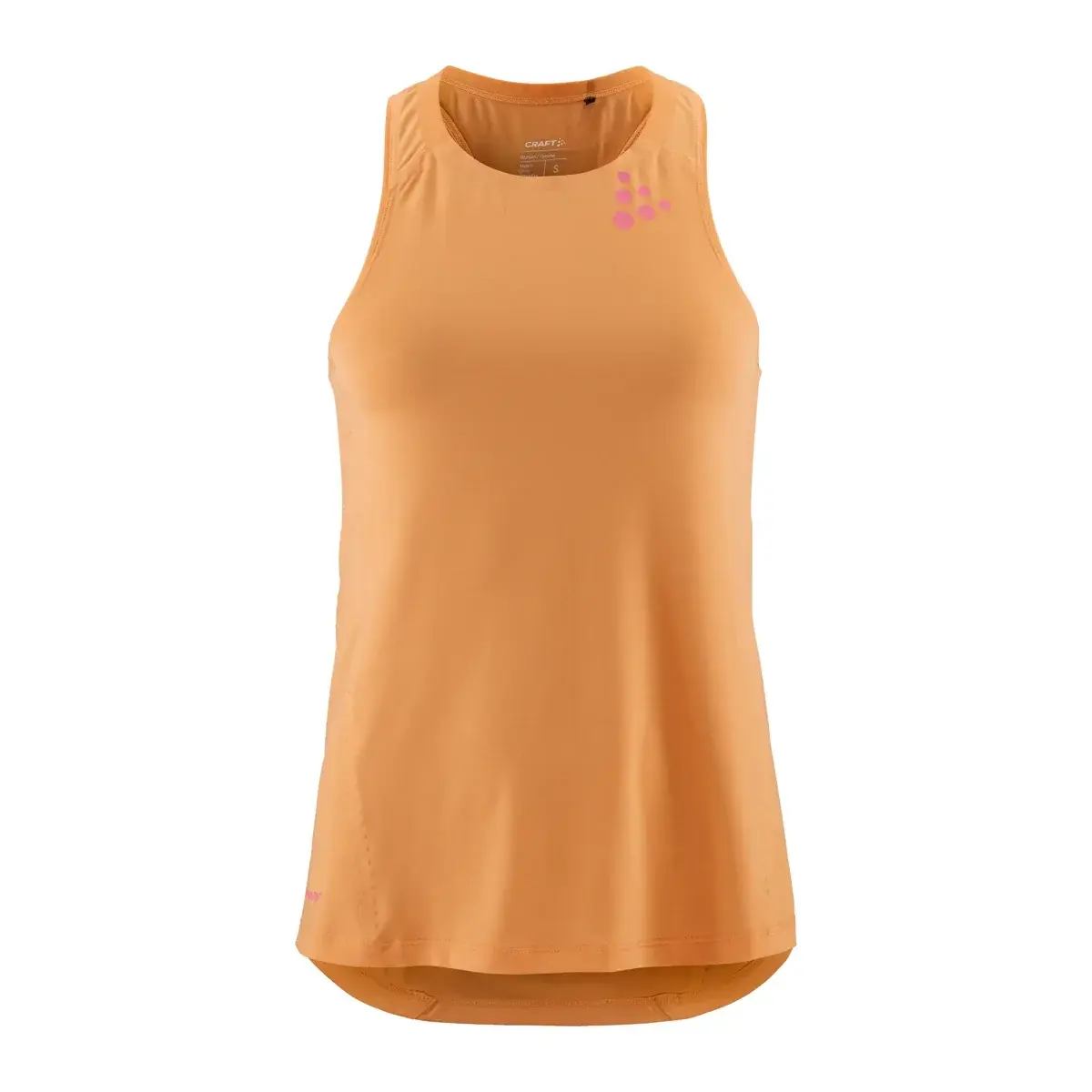 Dames hardloopsinglet Craft PRO Hypervent 2 oranje
