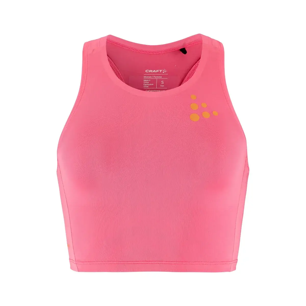 Dames hardlooptop Craft PRO Hypervent Cropped Top 2 roze