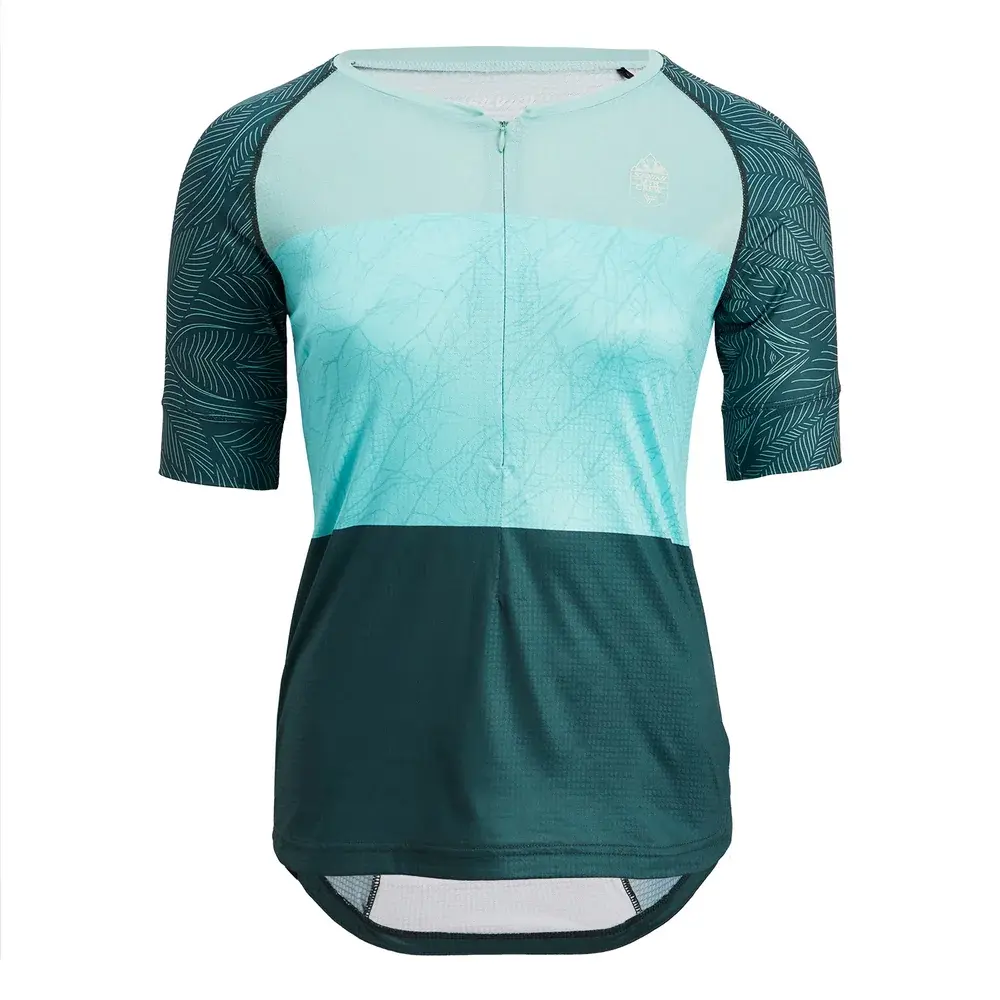 Dames fietsshirt Silvini Stabina Garden green