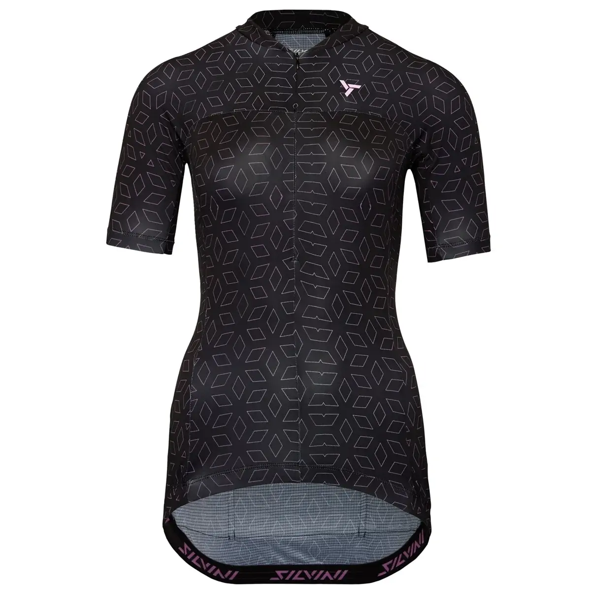 Dames sportshirt Silvini WD1621 Catirina black-blush