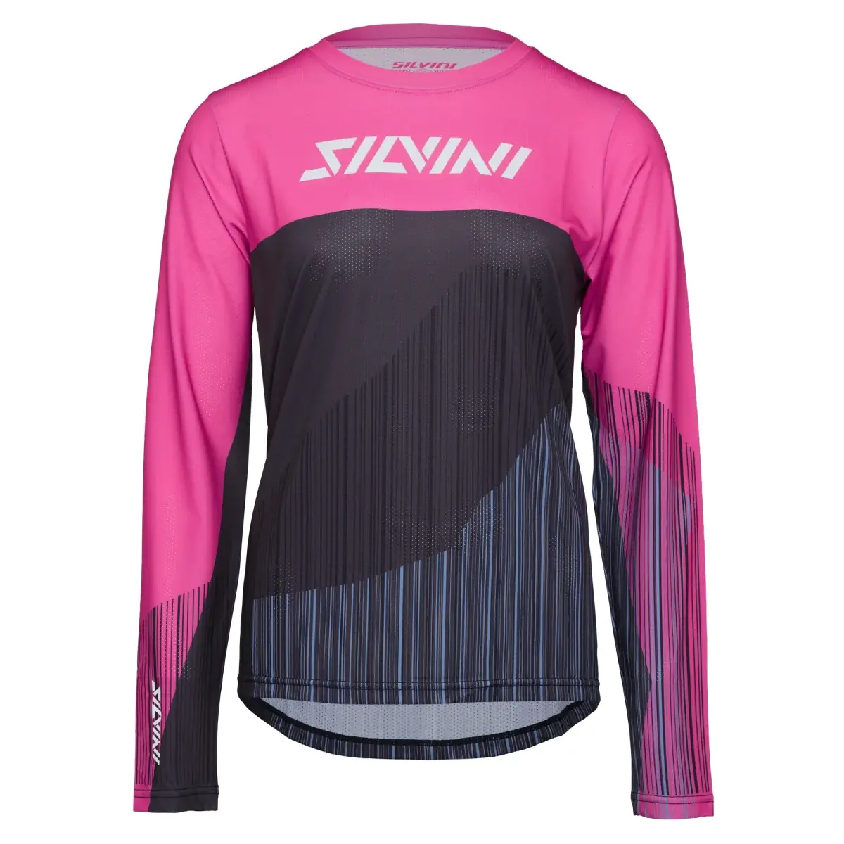Dames sportshirt Silvini WD2036 Ella fuchsia-black
