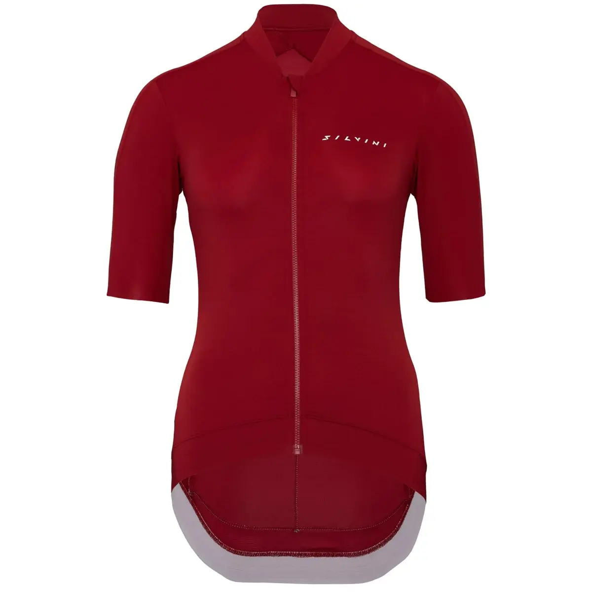 Dames sportshirt Silvini WD2404 Stelvia merlot-ocean