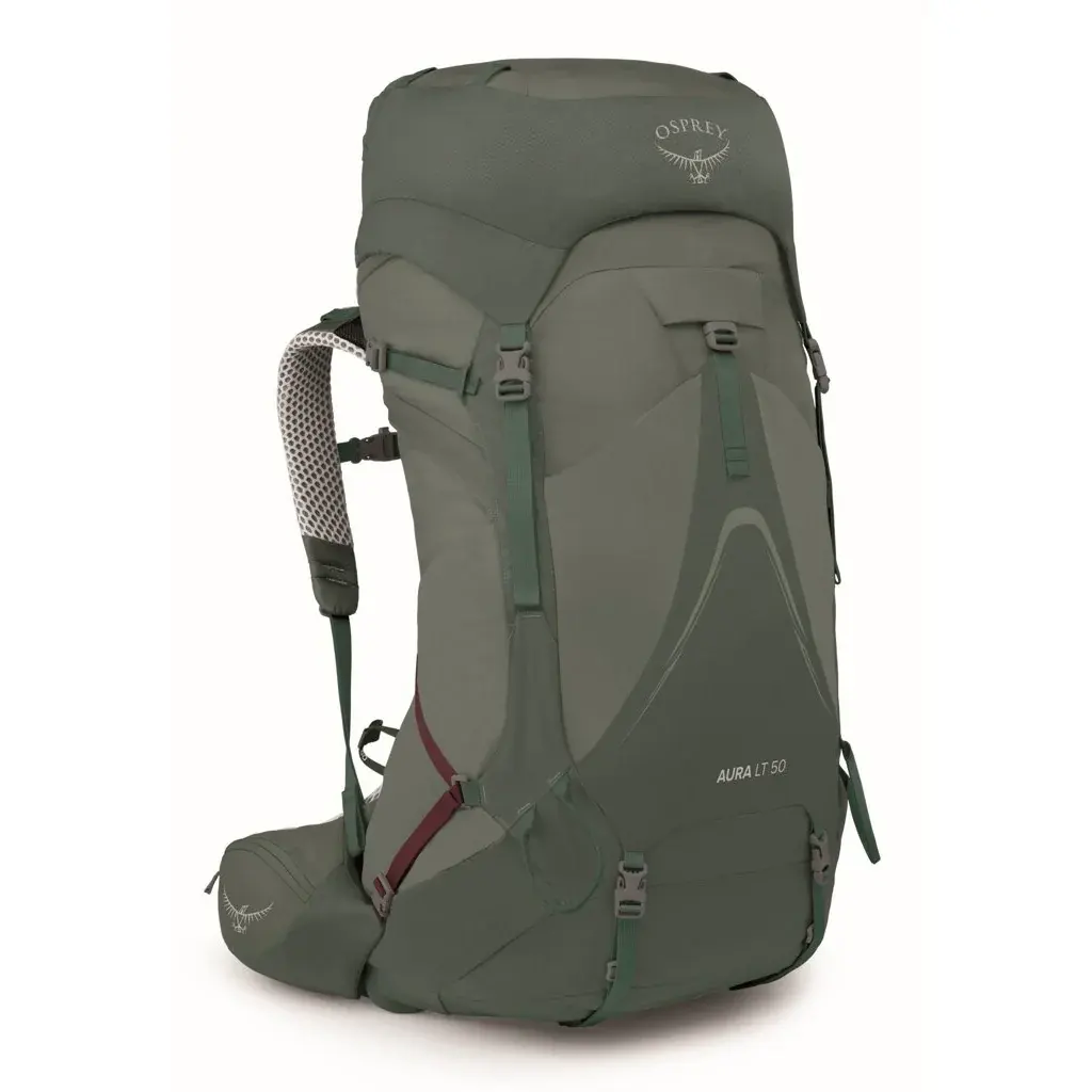Osprey Dames expeditierugzak Osprey Aura AG LT 65L Koseret/darjeeling spring gren