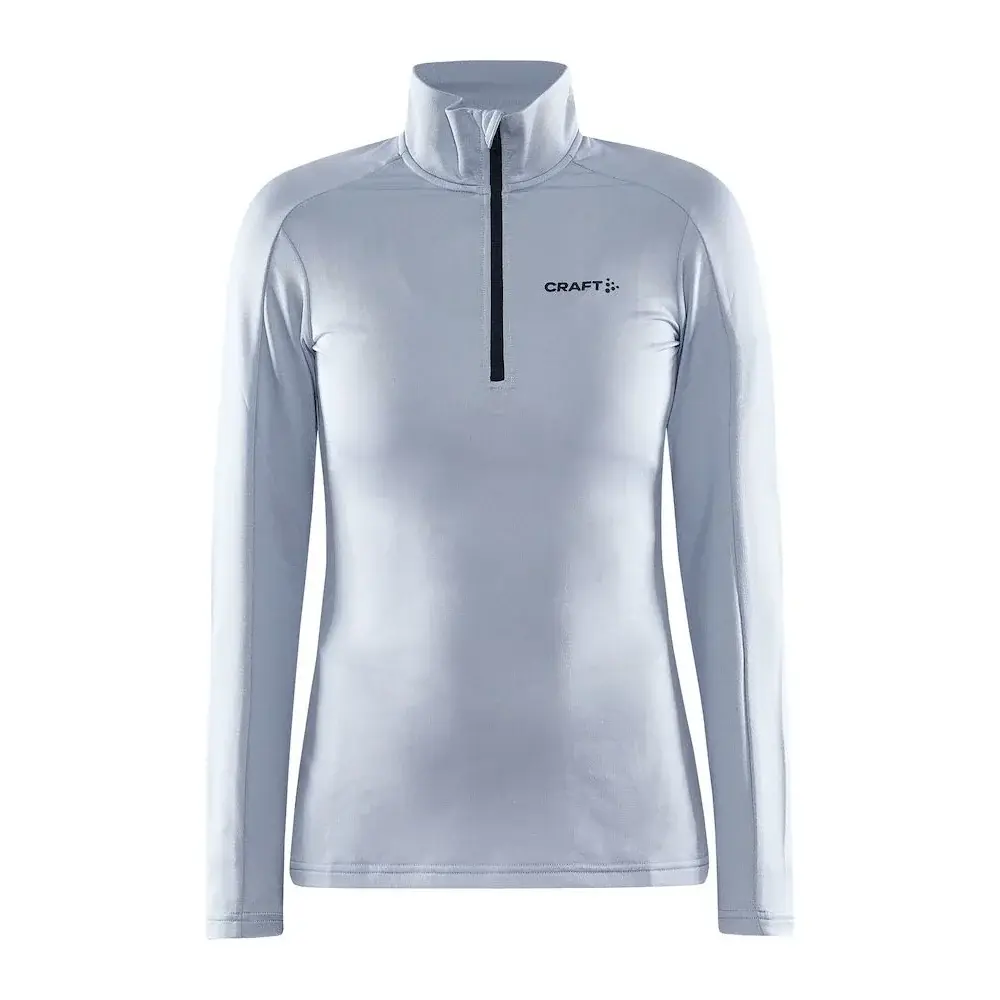 Dames functioneel shirt met opstaande kraag Craft CORE Gain grijs