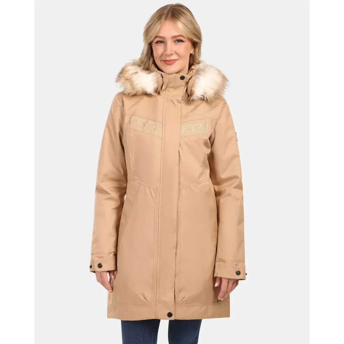 Damesmantel Kilpi PERU-W beige