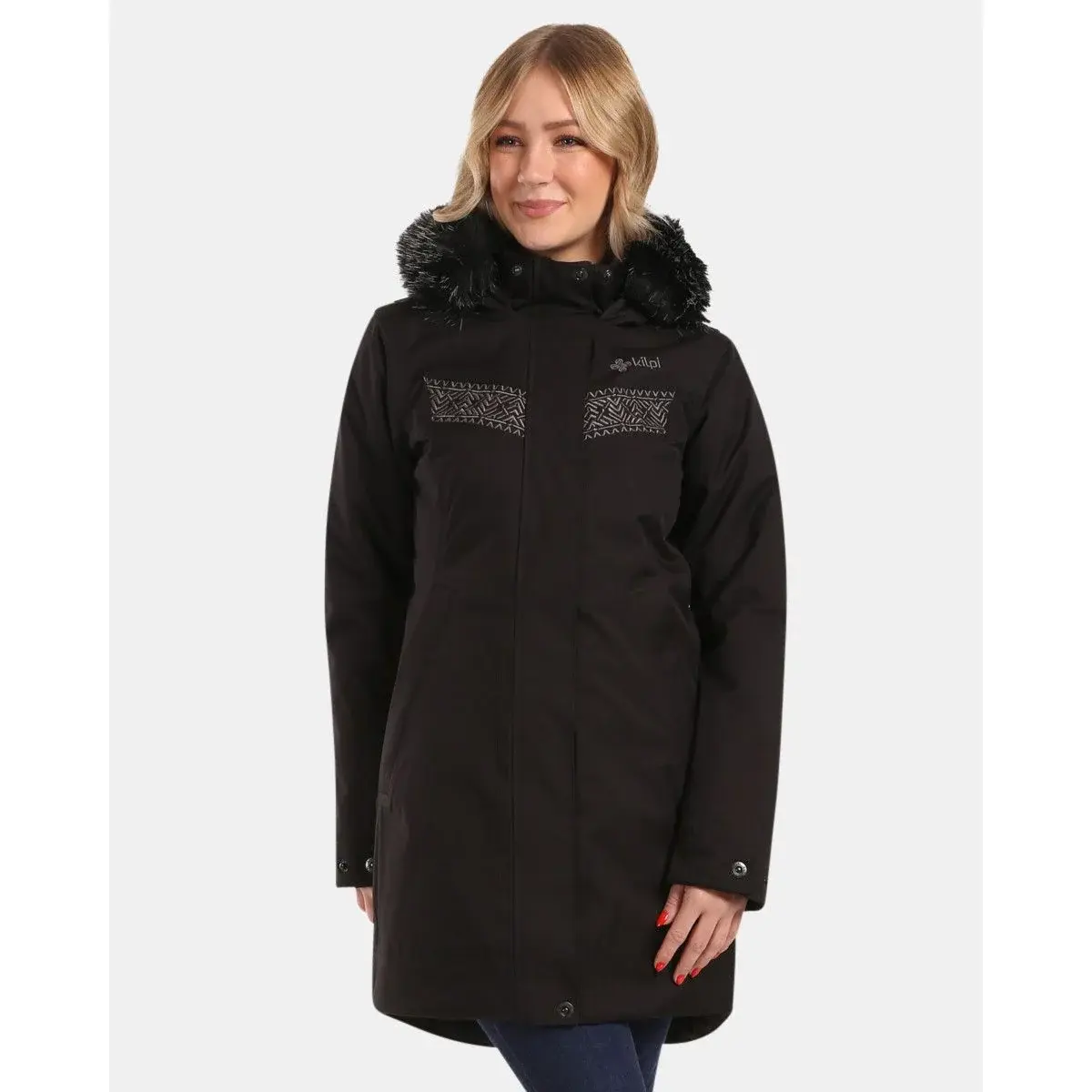 Kilpi Dames wintermantel Kilpi Peru-W BLK