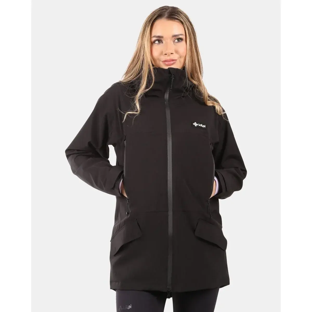 Kilpi Dames outdoormantel Kilpi AYRA-W zwart