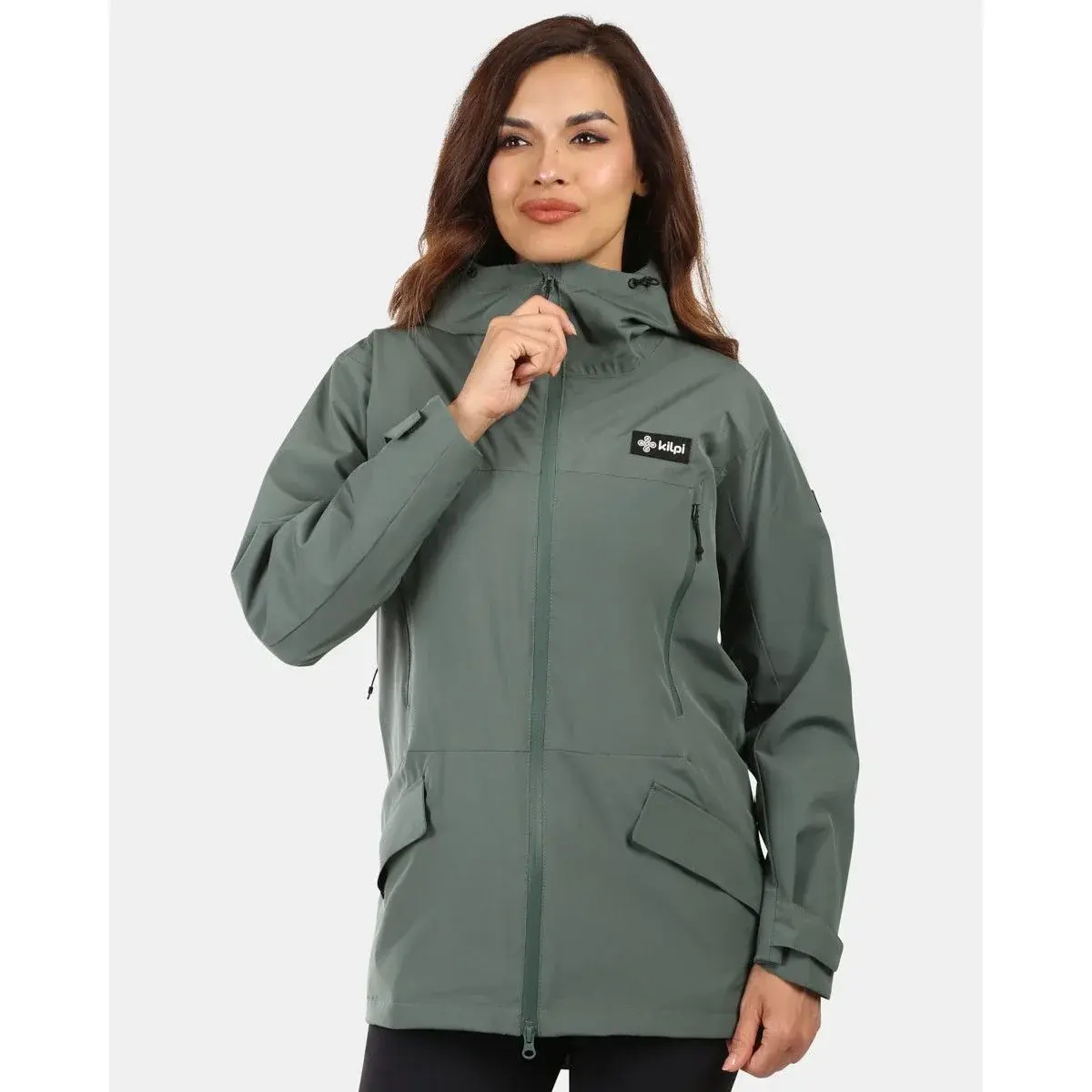 Dames outdoormantel Kilpi AYRA-W groen