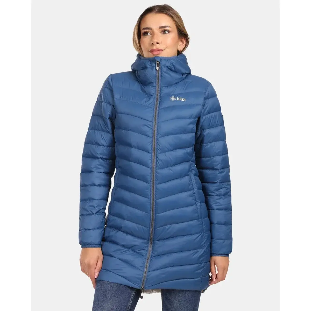 Kilpi Dames gewatteerde mantel Kilpi LEILA-W donkerblauw