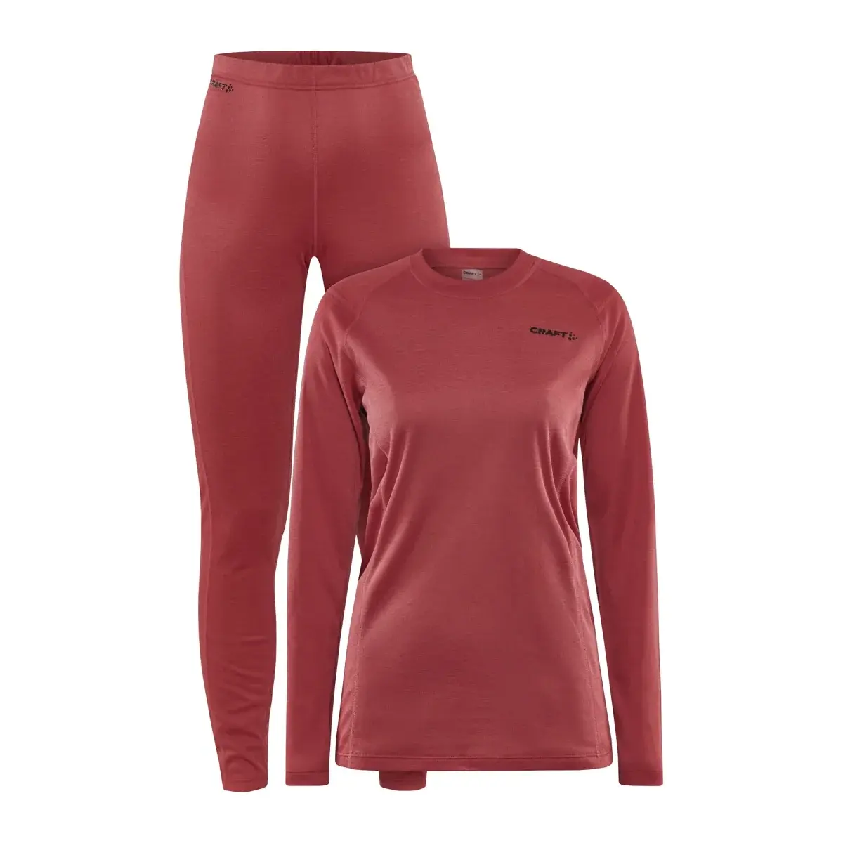 Craft Dames thermokledingset Craft CORE Warm Baselayer rood