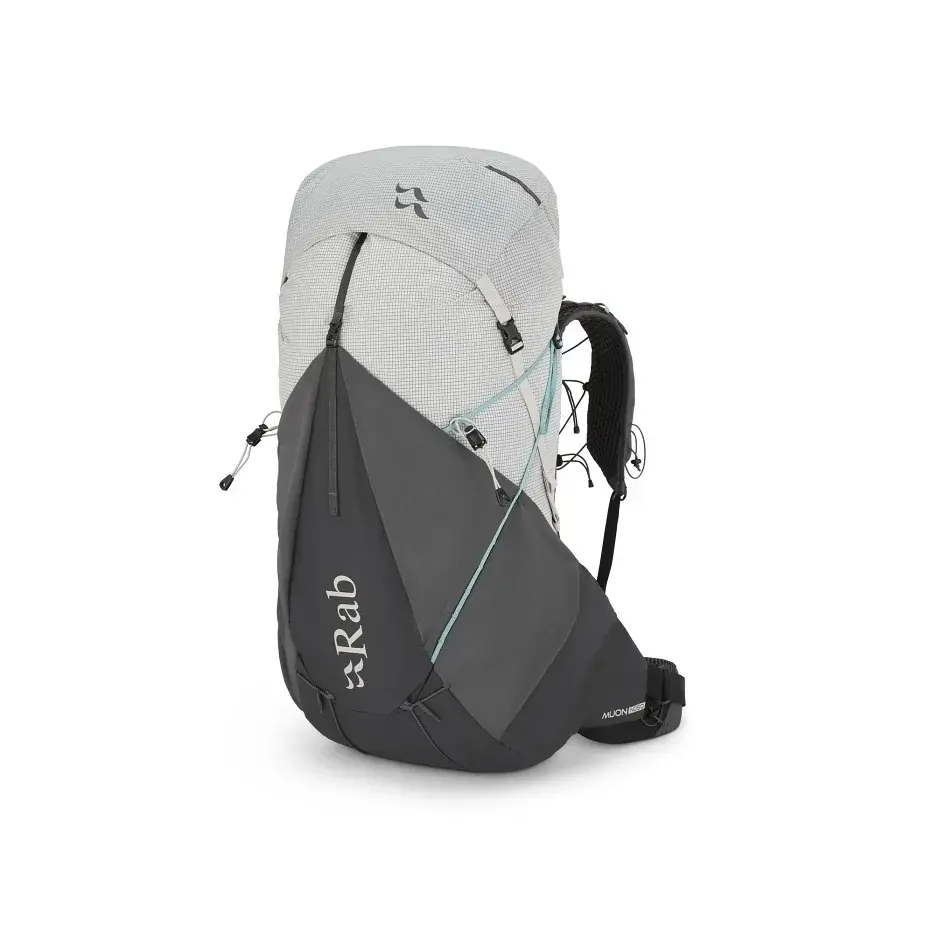 RAB Dames ultralichte rugzak RAB Muon ND 50L pewter/graphene