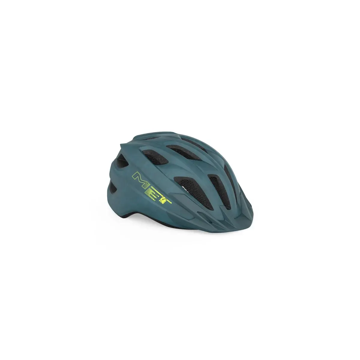 MET Kinder fietshelm MET Crackerjack petrol blauw 52-57cm