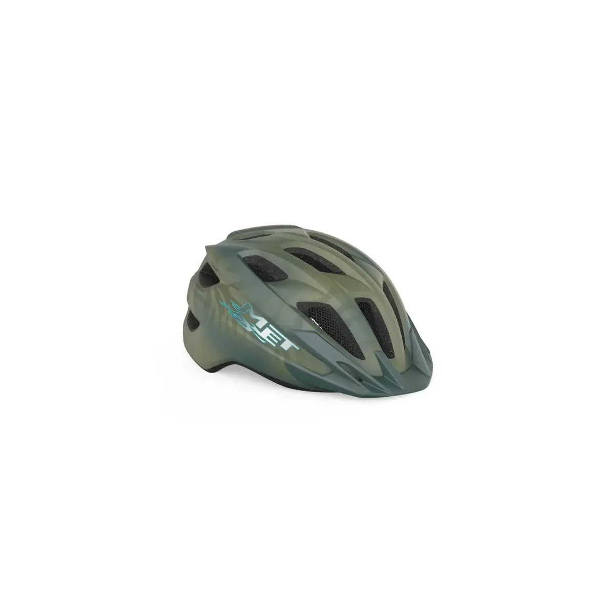 Kinder fietshelm MET Crackerjack groen 52-57cm