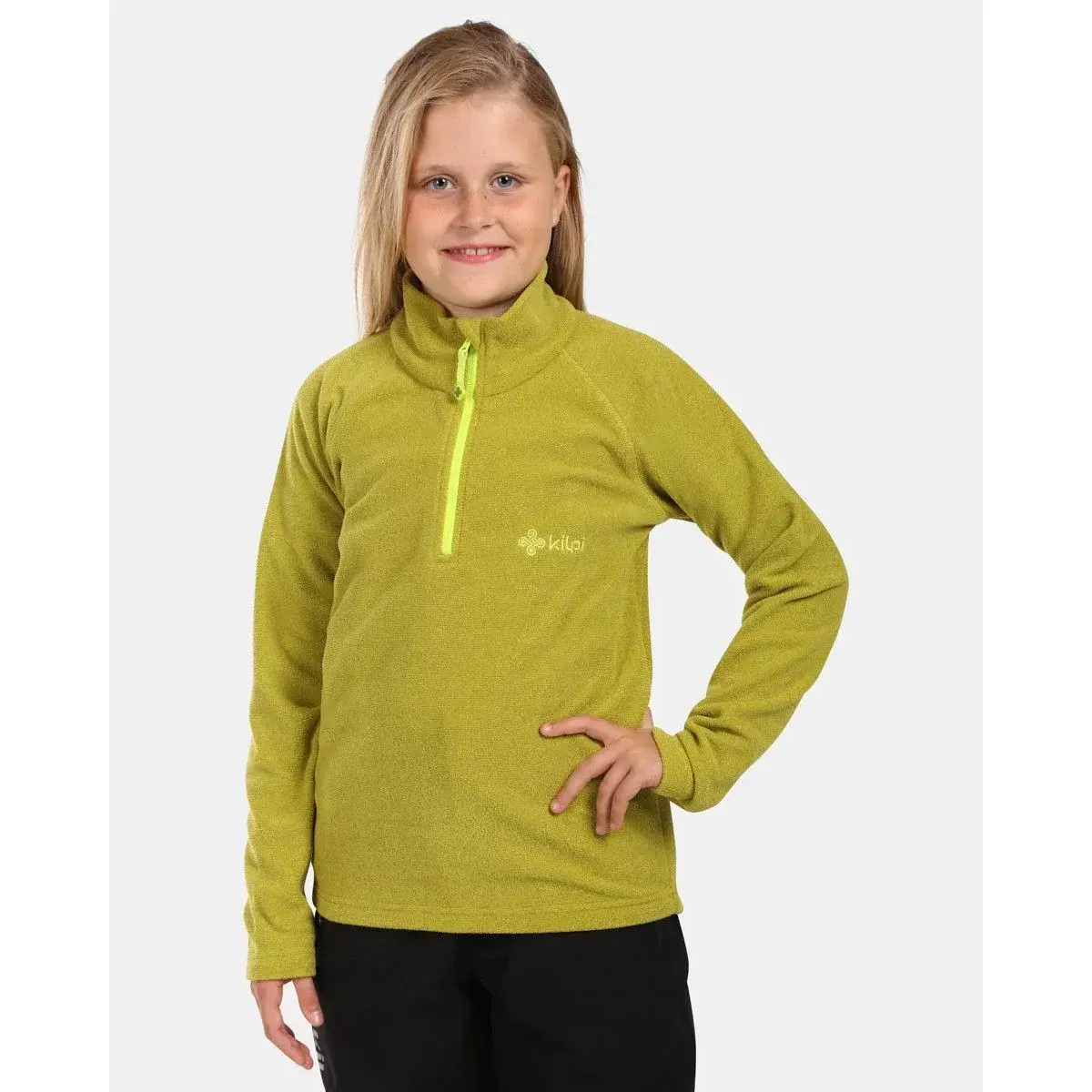 Kilpi Kinder fleecetrui Kilpi ALMERI-J lichtgroen