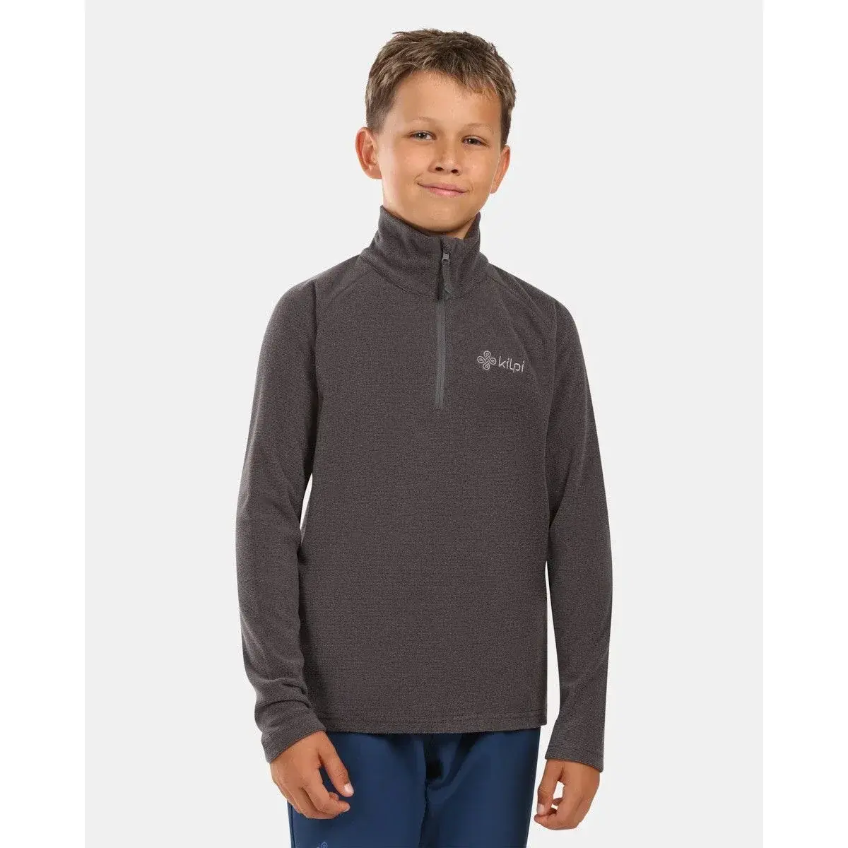 Kilpi Kinder fleecetrui Kilpi ALMERI-J donkergrijs