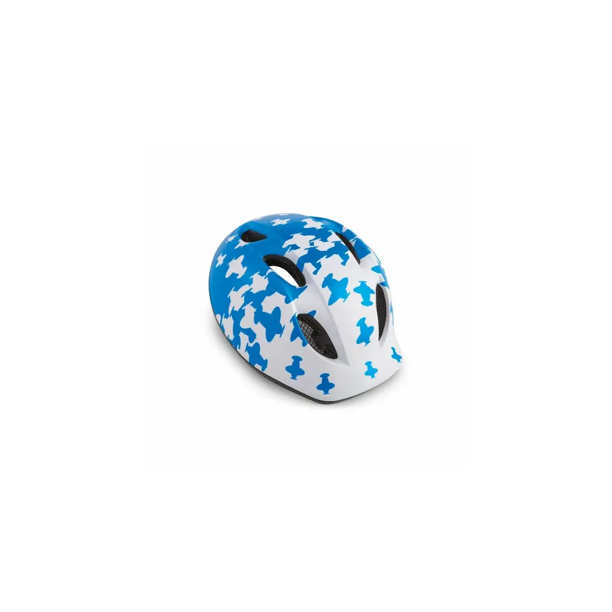 MET Kinderhelm MET Buddy kinder vliegtuigen/blauw/wit mat S-M(46-53)
