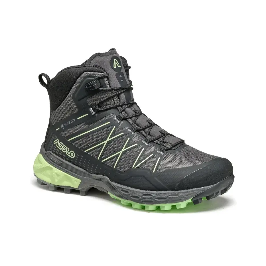 Asolo Kinder hoge wandelschoen Asolo Tahoe Mid JR GTX shark grey/black/brook green/b182 30EU