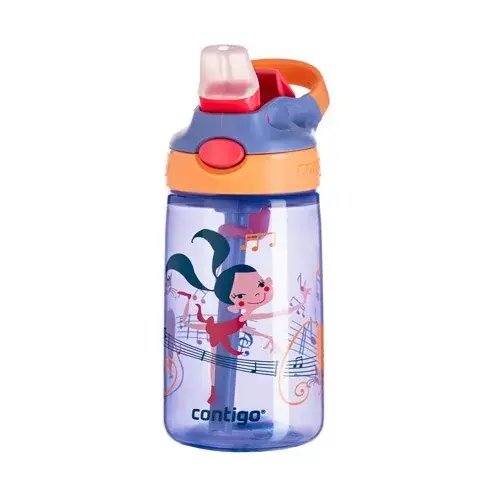 Kinderdrinkfles Contigo Autospout James (ca. 420 ml) blauw met danseres