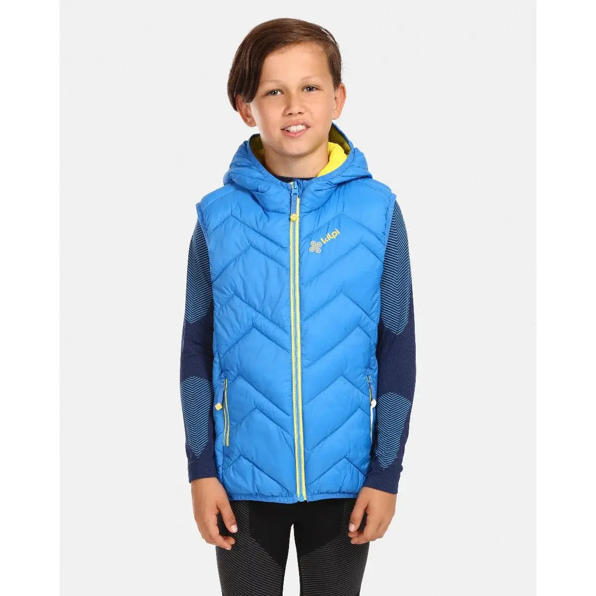 Kilpi Kinder gevoerde sportbodywarmer Kilpi Tomm-JB Blauw