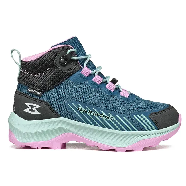 Garmont Kinderschoenen Garmont 9.81 Kids Pulse Mid WP corsair blue/lavender rose