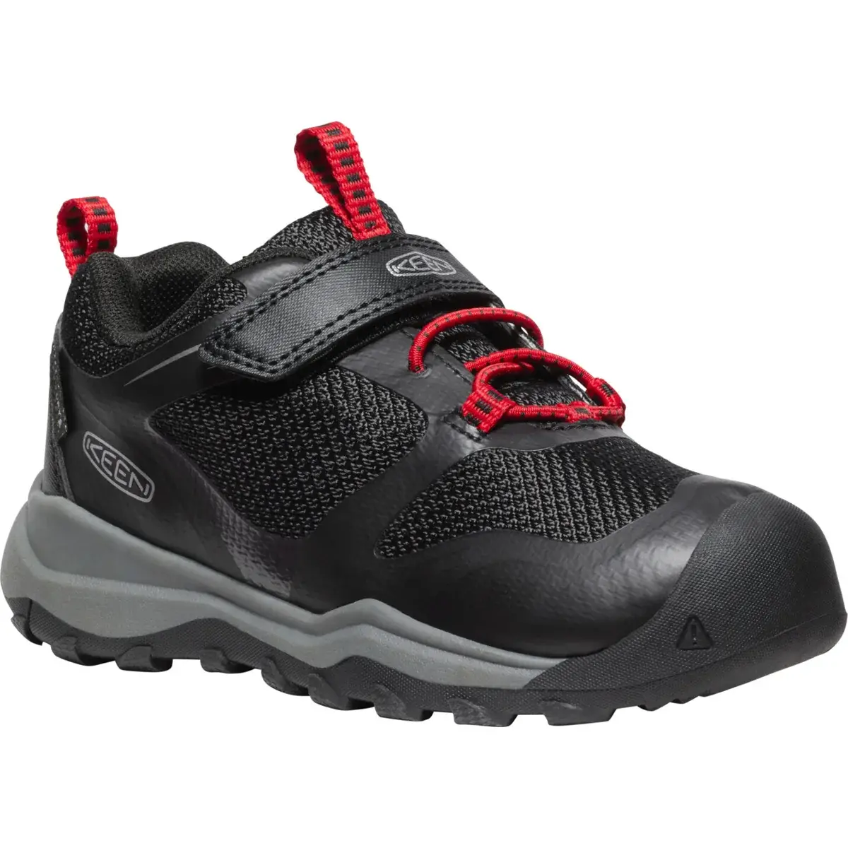 Kinderschoenen KEEN Wanduro Low WP black/ribbon red