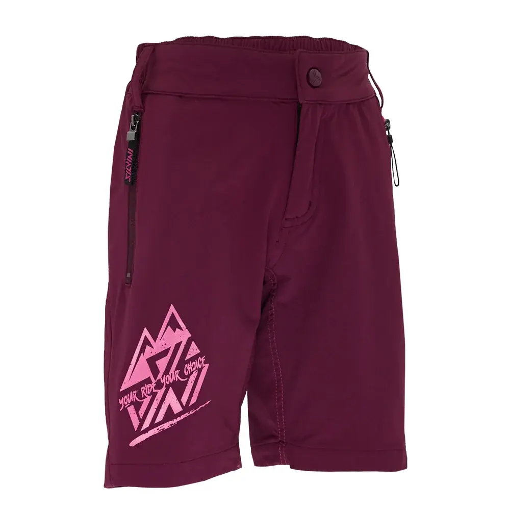 Silvini Kinder korte fietsbroek Silvini Acri CP2288 plum
