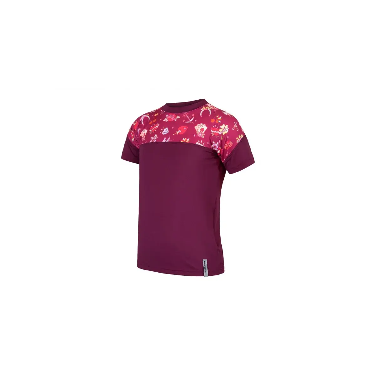 Sensor Kinder functioneel shirt Sensor Coolmax Impress lilla/girls tattoo