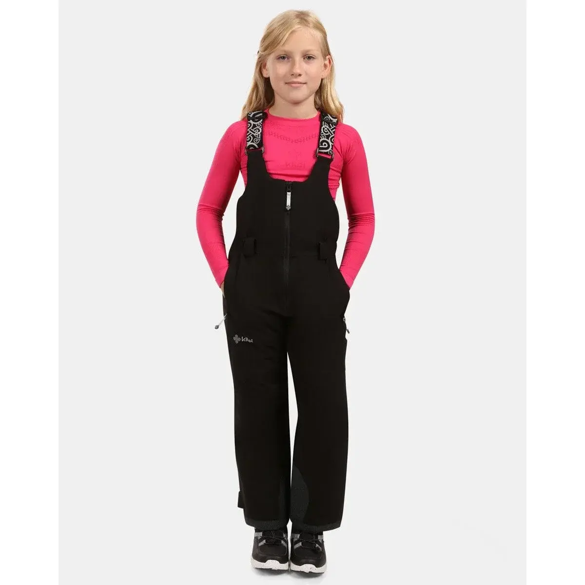 Kilpi Kinder skibroek Kilpi CHARLIE-J zwart