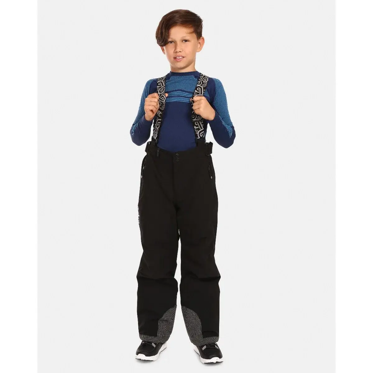 Kilpi Kinder skibroek Kilpi Mimas-J Zwart