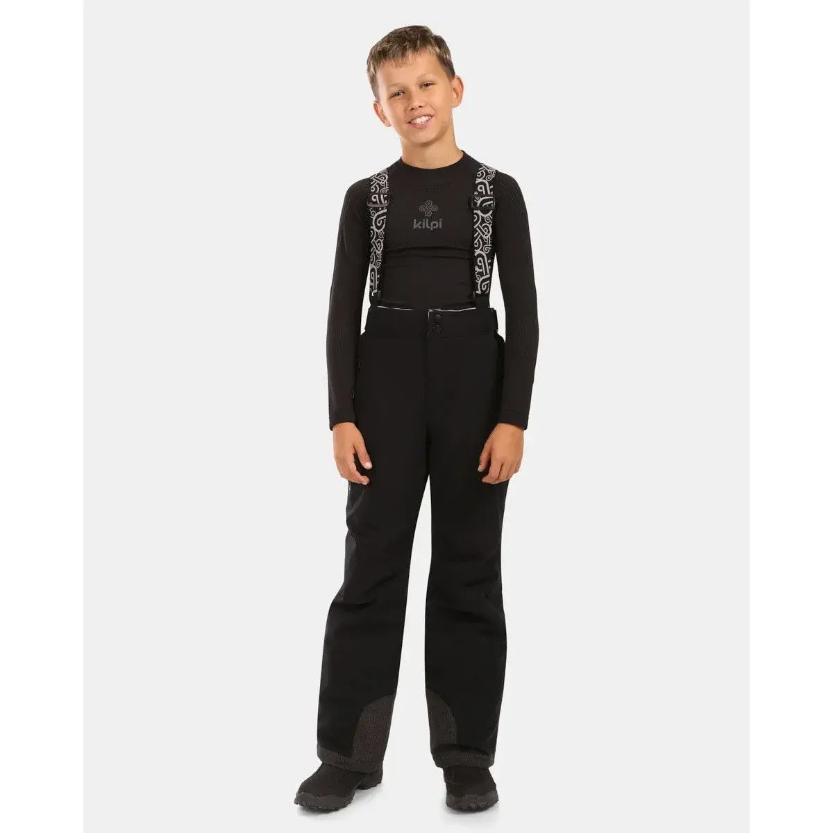 Kilpi Kinder skibroek Kilpi MIMAS-J zwart