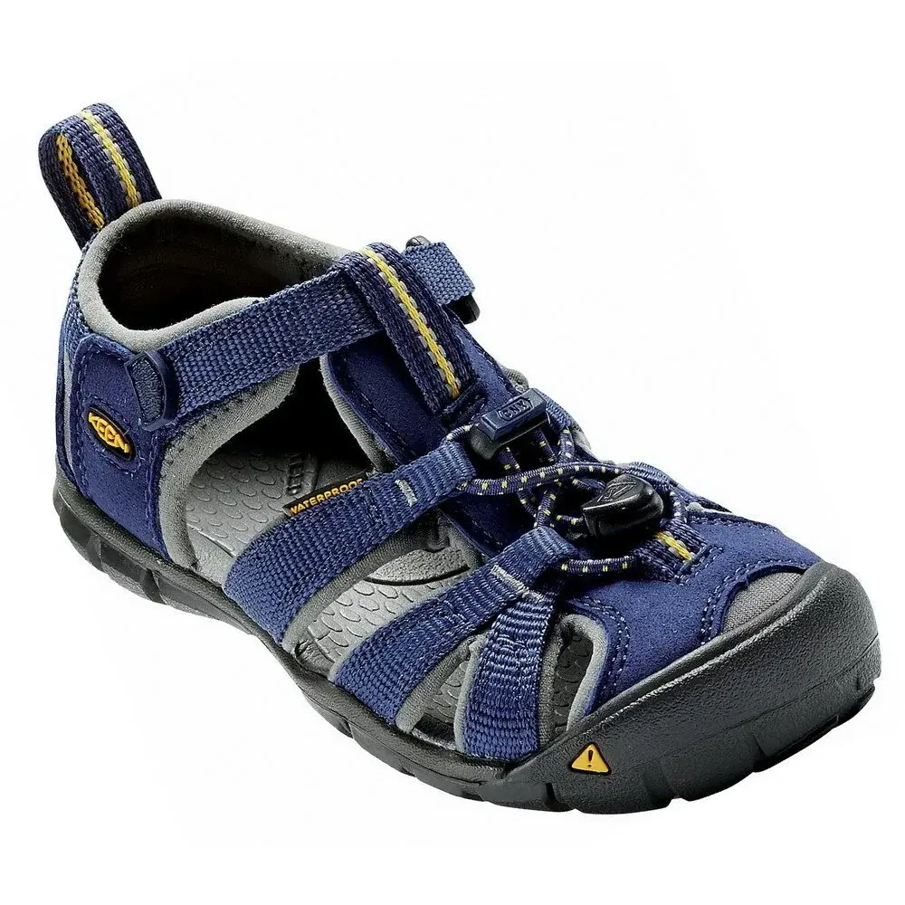 Kinder hybride sandalen KEEN Seacamp II CNX Children blue depths/gargoyle