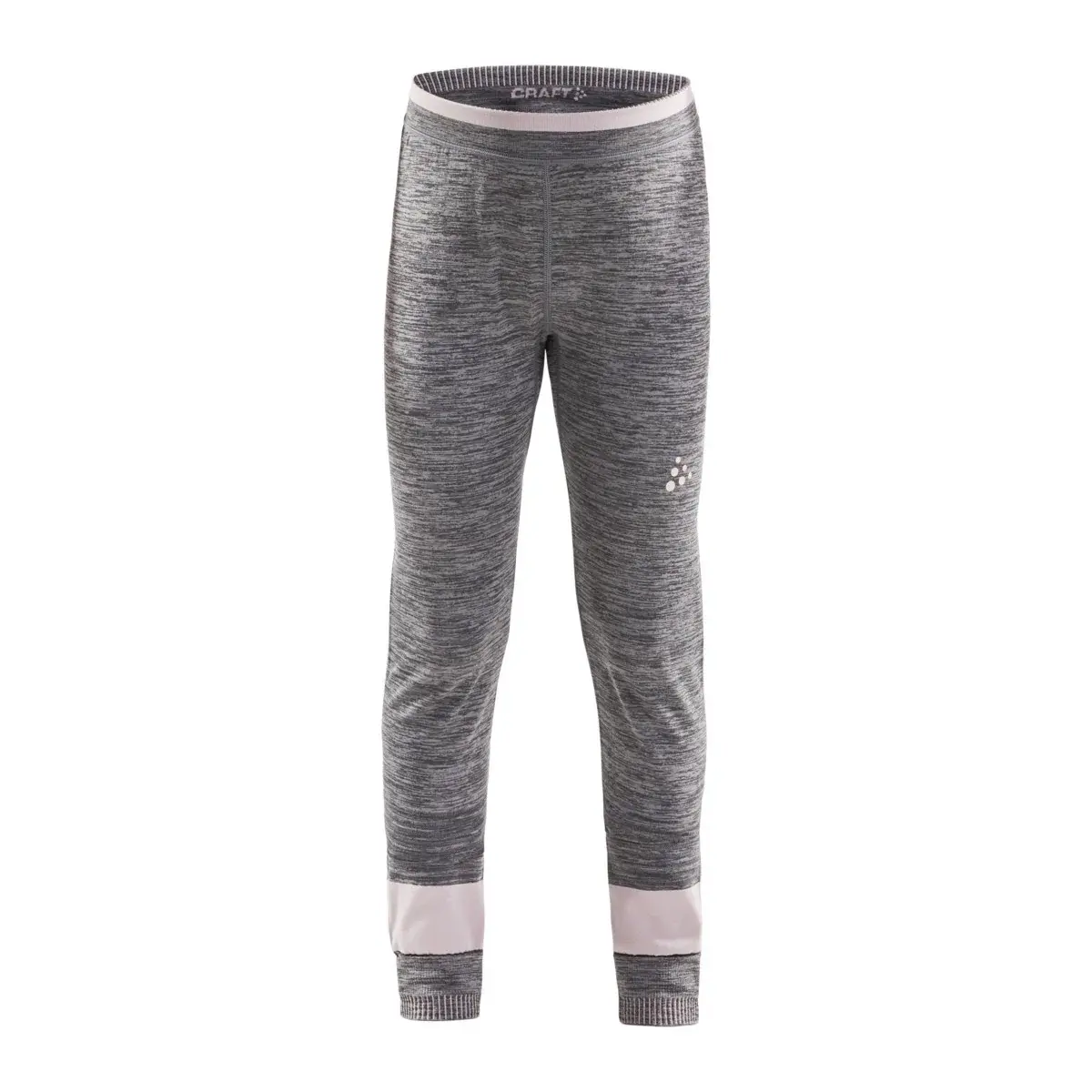 Craft Kinder thermobroek Craft Fuseknit Comfort grijs/roze