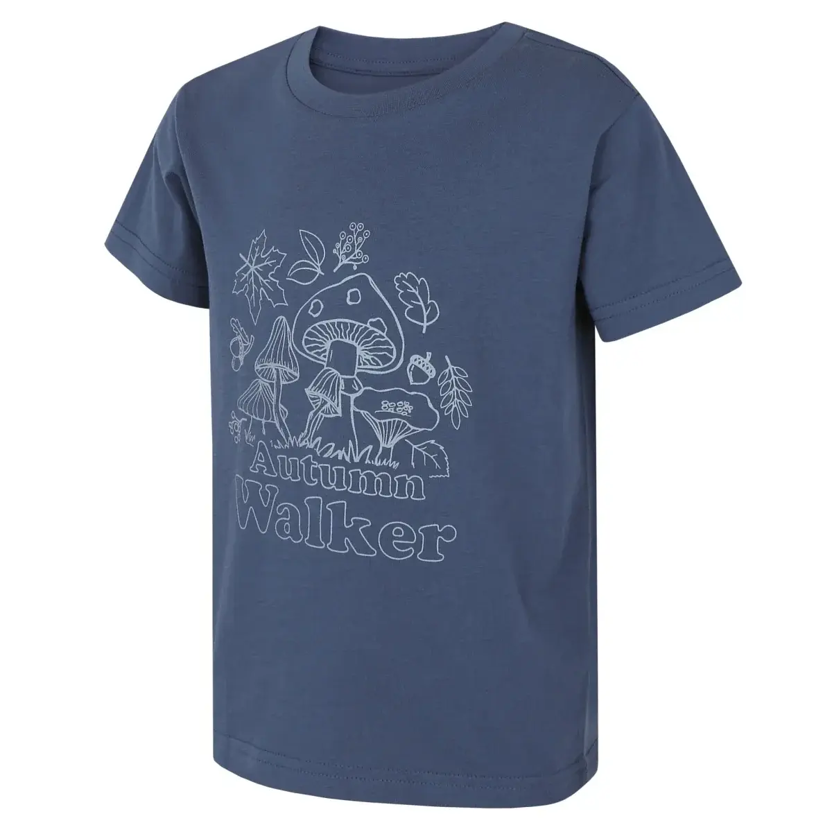 Husky Kindershirt Husky Tee Mushroom K blue