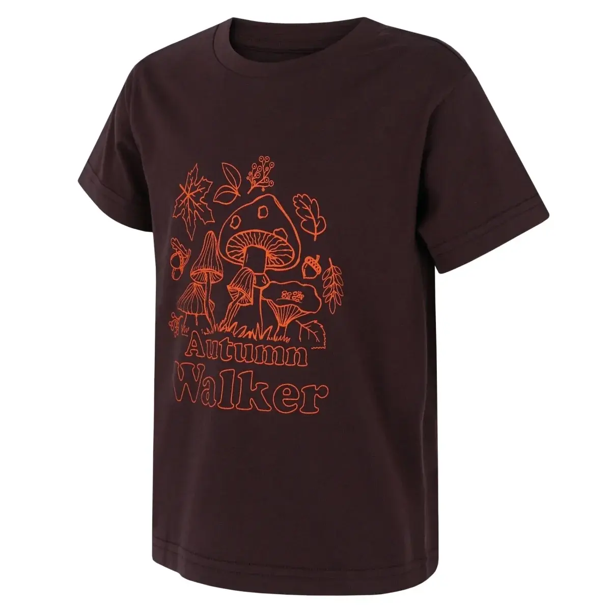 Husky Kindershirt Husky Tee Mushroom K brown