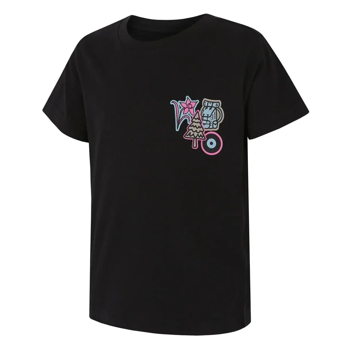 Husky Kindershirt Husky Tee Patch K black