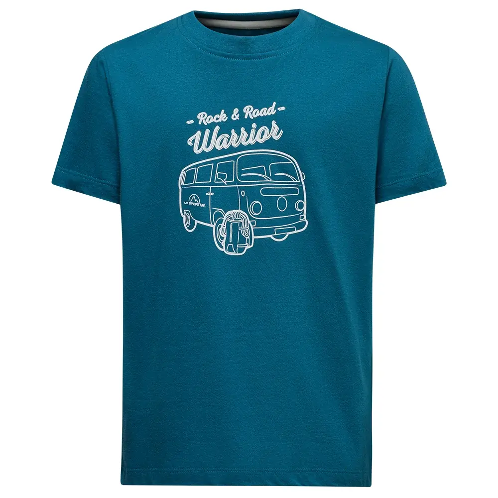 La Sportiva Kindershirt La Sportiva VAN T-SHIRT lake/chalk