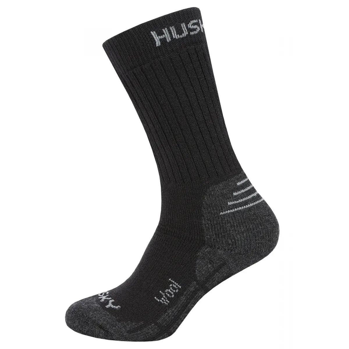 Husky Kinder wolsokken Husky All-Wool zwart