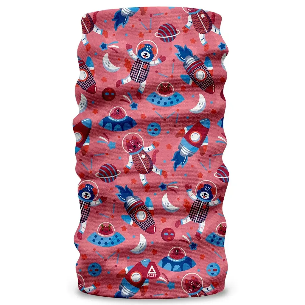 Kinder nekwarmer MATT Kids Scarf Coolmax Eco astronaut